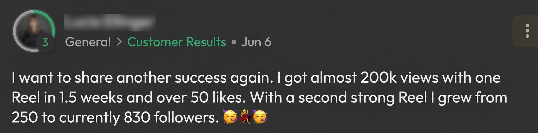 Community feedback 12